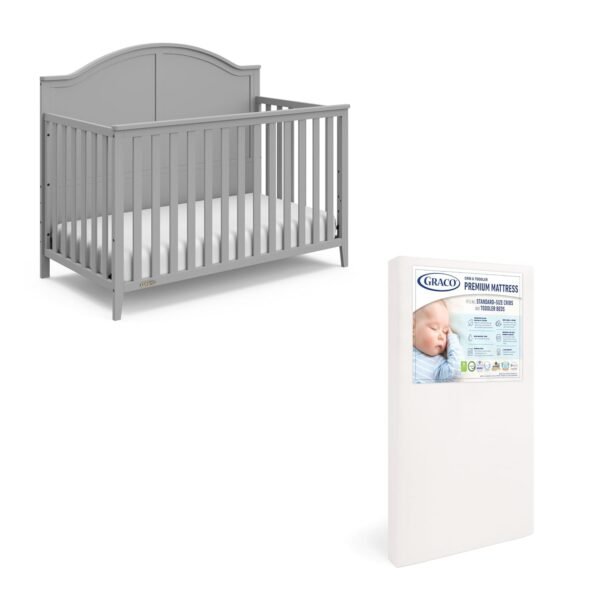 Graco Wilfred - Paquete de artículos esenciales para cuna y colchón de guardería - Image 2