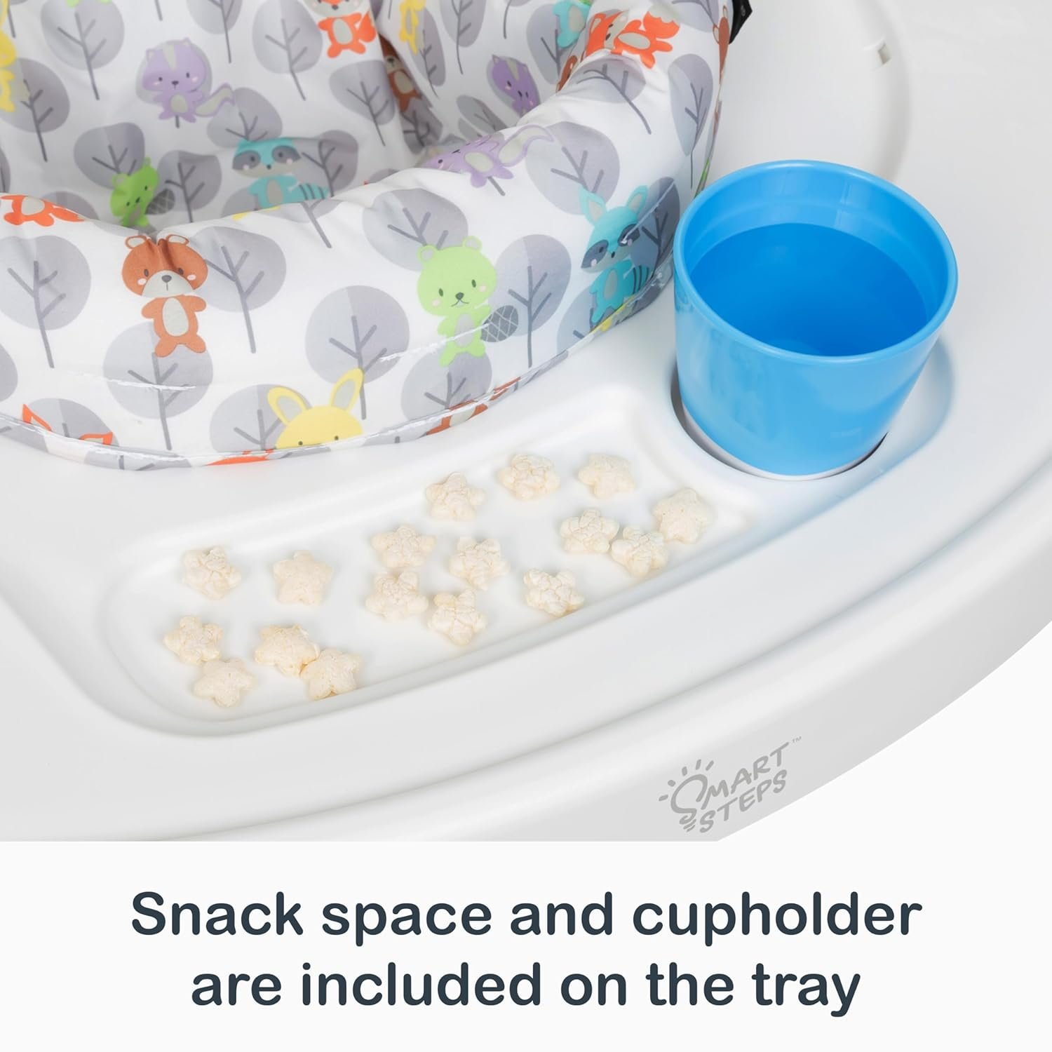 Smart Steps® Bounce N' Play Centro de actividades 3 en 1, Woodland Walk - Image 4