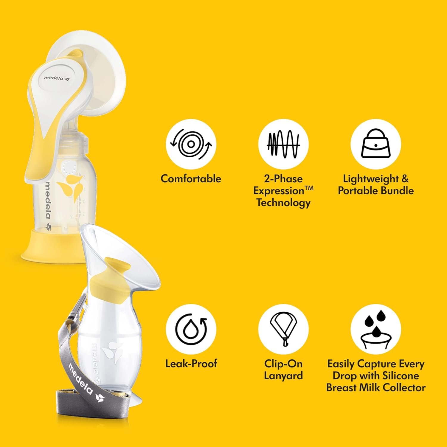 Medela Juego de extractor de leche manual - Image 3