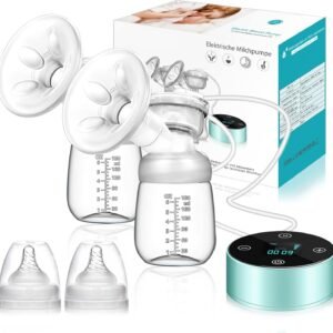 Extractor de leche eléctrico, 3 modos, 10 niveles, doble recargable, doble bomba de leche materna