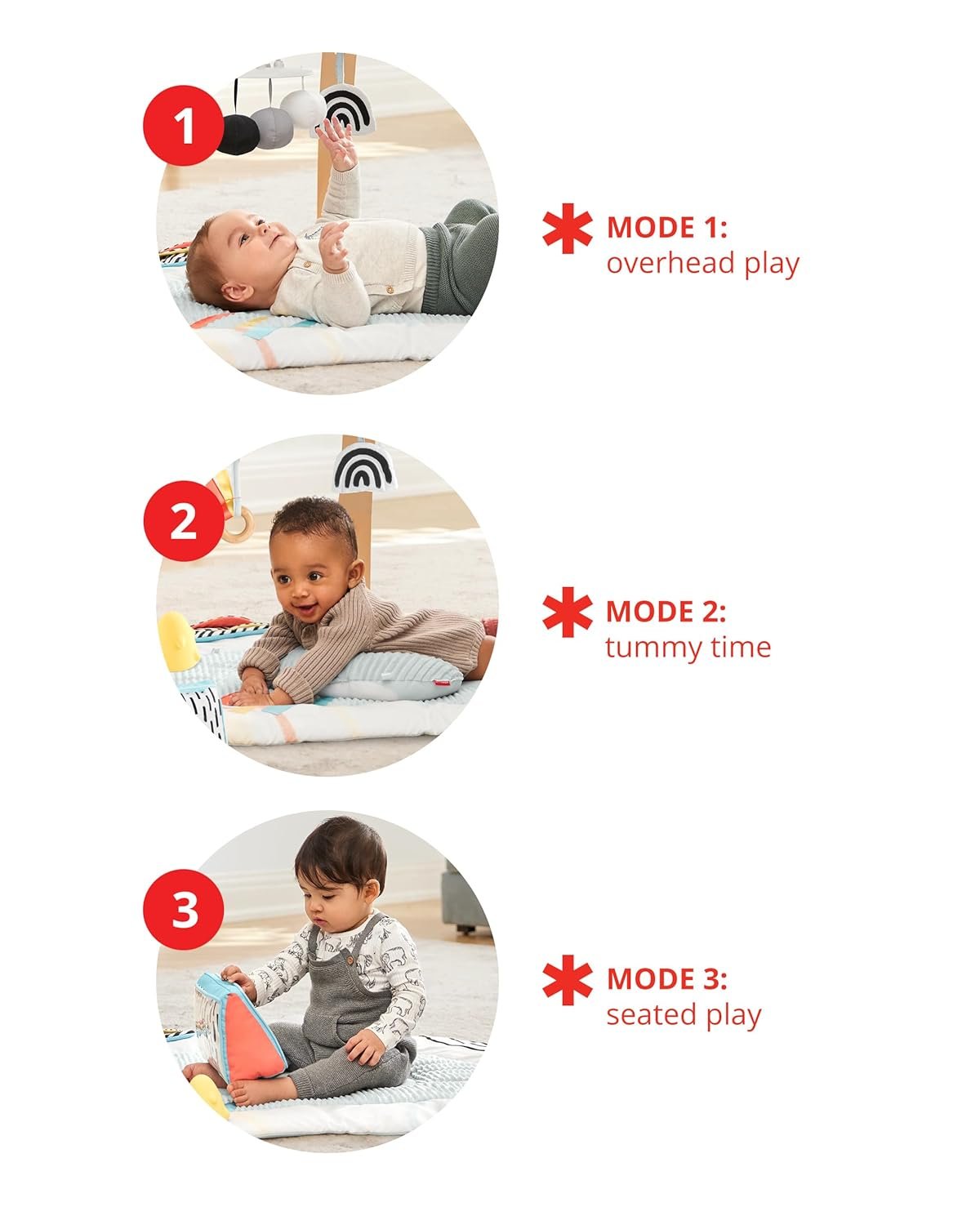 Skip Hop Baby Play Gym Montessori Inspirado, Alfombra de juegos infantil, Discoverosity - Image 3