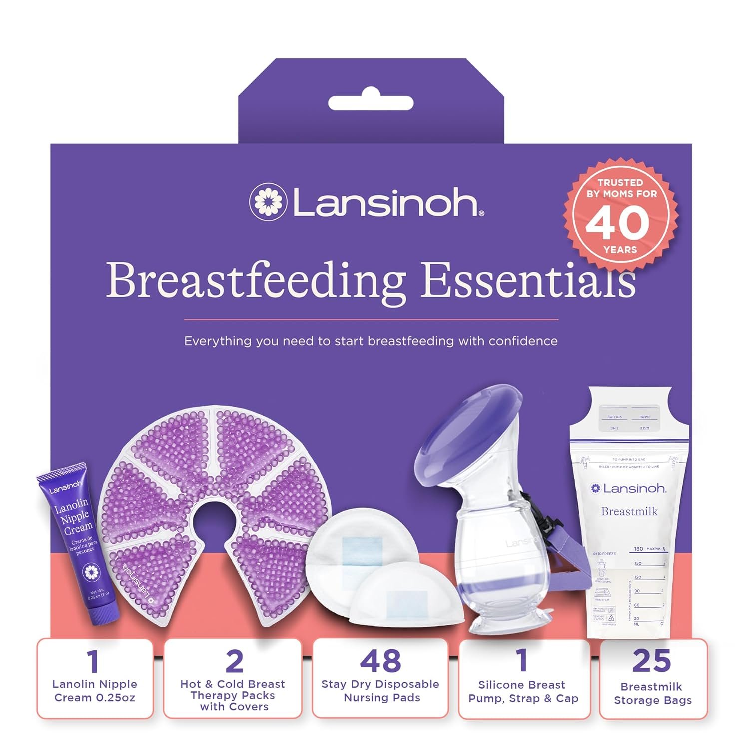 Lansinoh You've Got This - Kit esencial de lactancia materna para nuevas mamás