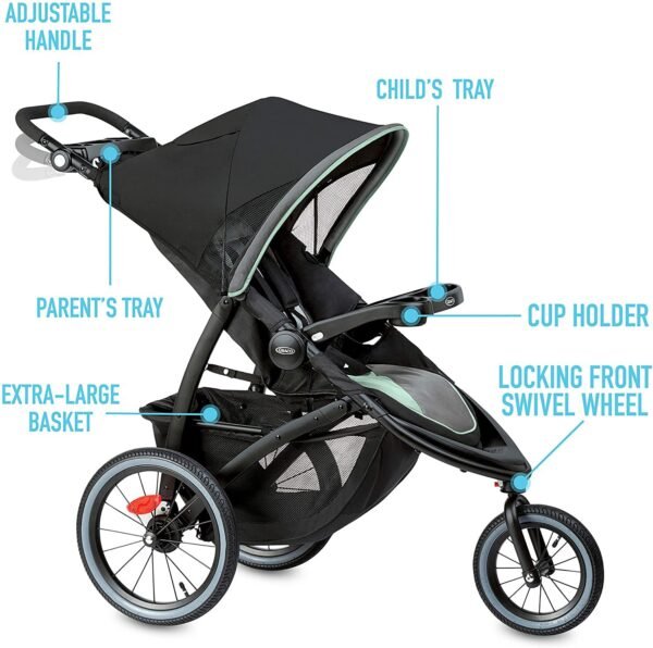 Graco FastAction Jogger LX - Cochecito plegable - Image 4