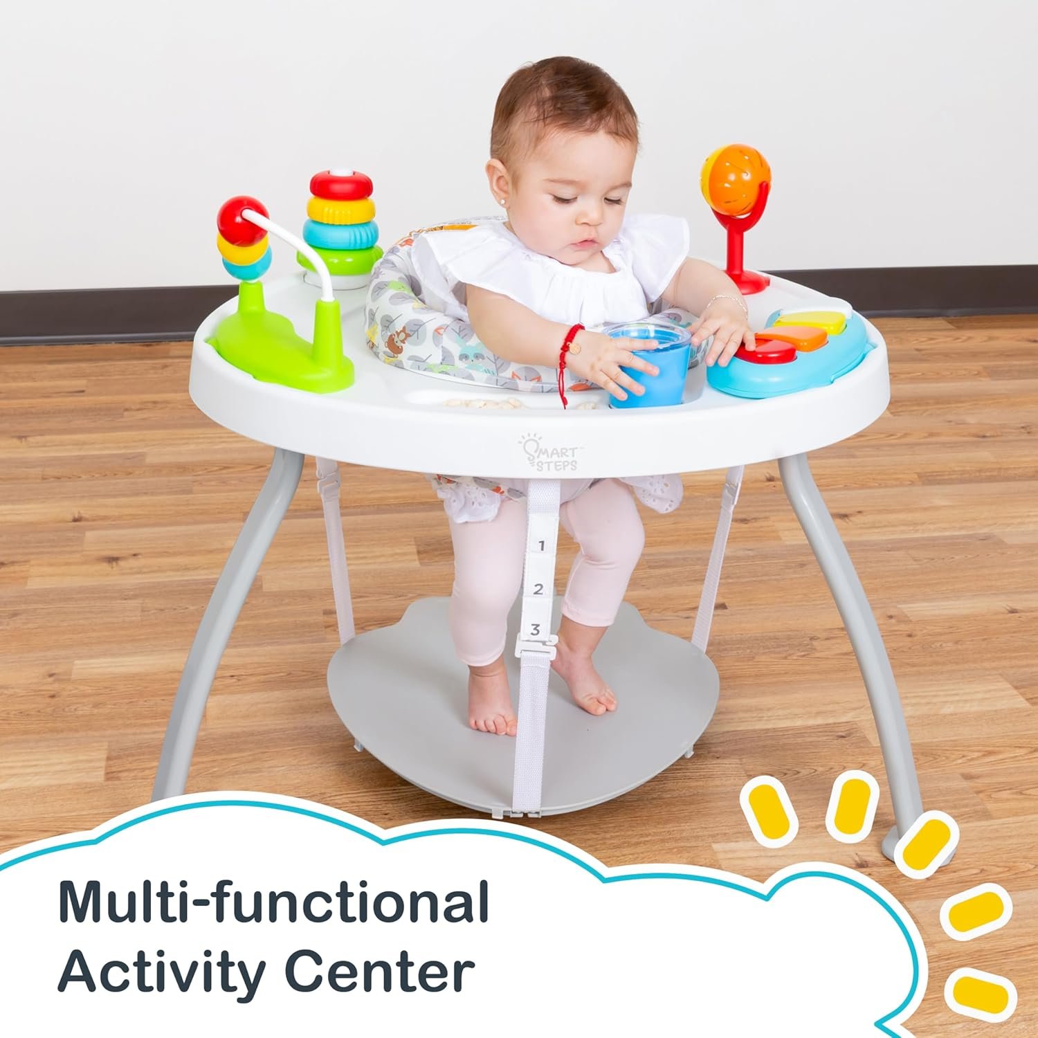 Smart Steps® Bounce N' Play Centro de actividades 3 en 1, Woodland Walk - Image 2